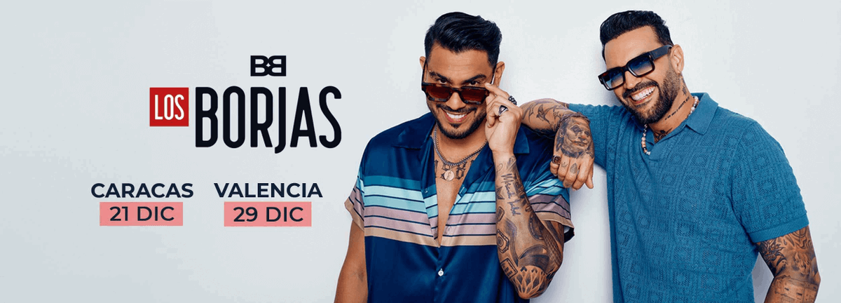 Ticketmundo_ve's tweet photo. Calendario semanal #Ticketmundo
PP'S Una Noche Inolvidable - @cculturalam - Mar. 19
Parrandeando con la Latino Caribeña Simón Bolívar - @cculturalam - Mie. 20
Los Borjas - @tuccct - Vie. 21
Templos Paganos - Dom. 23
Entradas en: https://t.co/gtKVq93fNg https://t.co/cnZp807TaD