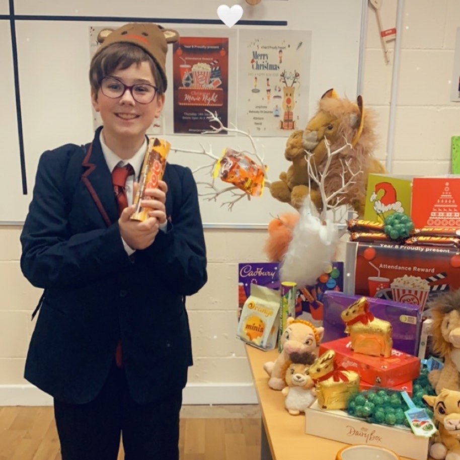 Day 8 of Year 8 Advent goes to ... Harley-Wayne T !

Harley always shows our HARPER values and we are so proud he is a member of our pride !
🦁🥳☎️📷🍫📞
We hope you enjoy your Rolo's !
#Adventmatters #Makingtheprideproud #Attendancematters #TPWHDTRT