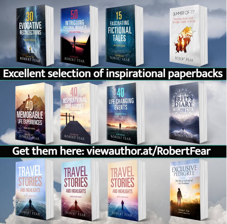 Looking for some inspirational reading? Check out this excellent selection of 9 short story anthologies and 3 personal memoirs viewauthor.at/RobertFear #memoirs #fiction #shortstories @fredsdiary1981 #CoPromos