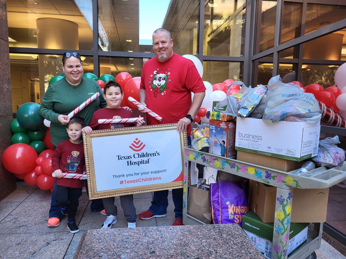 Thank you to everyone who donated to the toy drive for Texas Children's Hospital. We started this 7 years ago to honor Jayden, and it's gotten bigger every year. Helping kids from South Texas to Houston. Looking forward to doing it again next year. <a href="/DHS_Vikings/">Dulles High School</a> <a href="/FbDulles/">FB Dulles Softball</a>