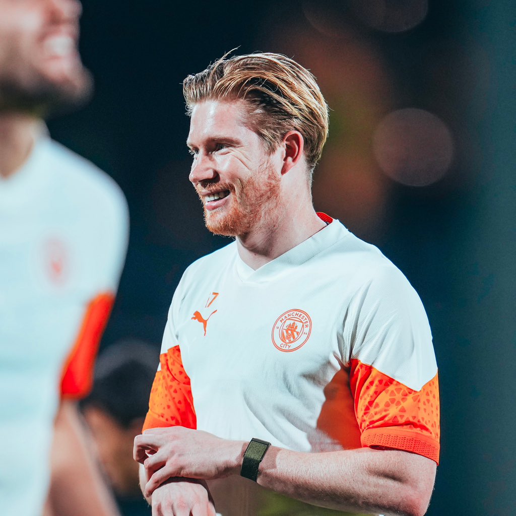 🚨🔵 Excellent news for Man City as Kevin de Bruyne is back — training with the squad in Saudi today.