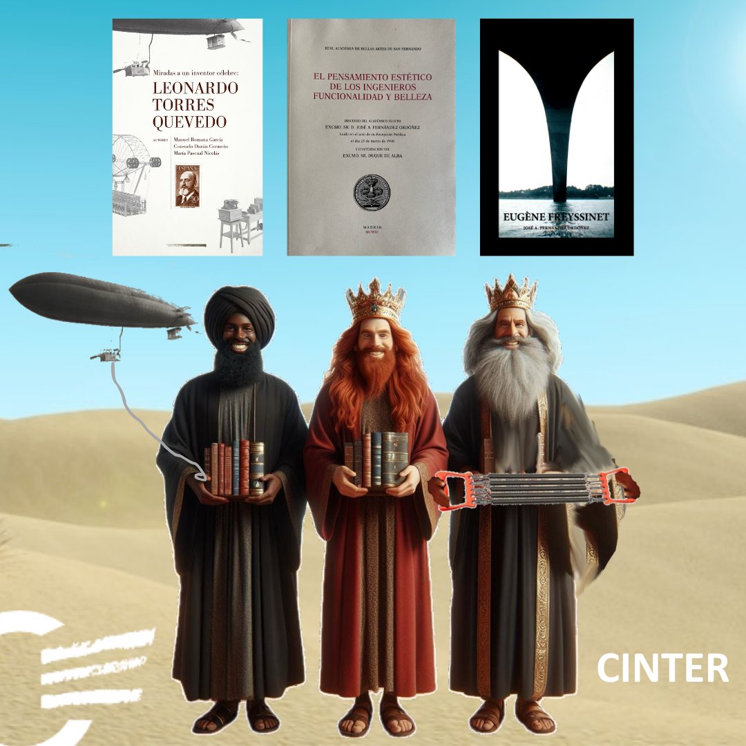 ¿Sabes quién fue TORRES QUEVEDO? ¿O quizás no has leído el maravilloso libro de JAFO sobre FREYSSINET? ¿Y el discurso de JAFO en su ingreso en la Real Academia de Bellas Artes de San Fernando, EL PENSAMIENTO ESTÉTICO DE LOS INGENIEROS? Escribe tu carta cinter.es