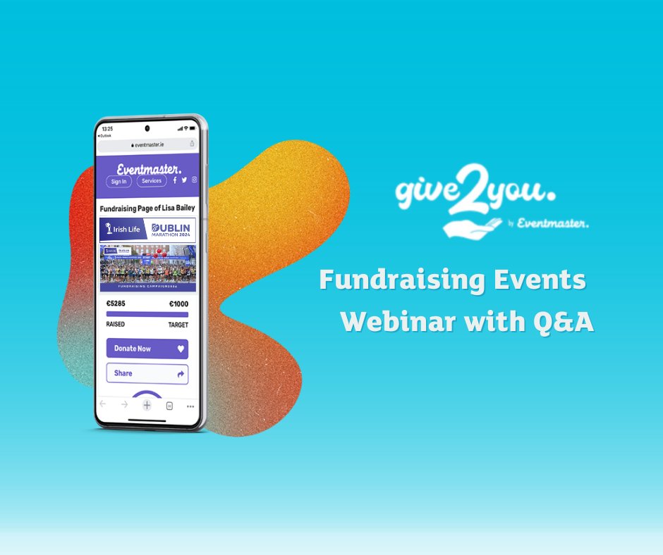 Eventmaster (@eventmasterie) on Twitter photo We're delighted to be featured on the @CiiTweets website today! For any charity involved in the <a href="/dublinmarathon/">Irish Life Dublin Marathon</a> or any other fundraising events our upcoming webinar will be hugely beneficial.
View Article:
charitiesinstituteireland.ie/news/charity-sโฆ
#PoweredbyEventmaster #fundraising We're delighted to be featured on the @CiiTweets website today! For any charity involved in the <a href="/dublinmarathon/">Irish Life Dublin Marathon</a> or any other fundraising events our upcoming webinar will be hugely beneficial.
View Article:
charitiesinstituteireland.ie/news/charity-sโฆ
#PoweredbyEventmaster #fundraising