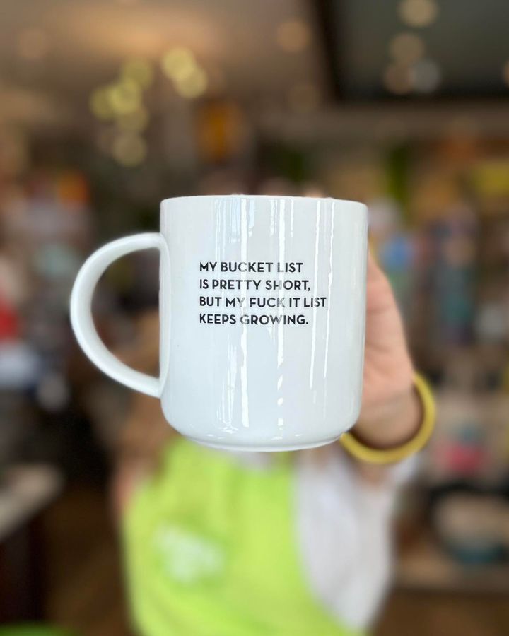 It just keeps growing. 😅 Let ‘em know how you really feel with this hilarious Fleurty Fave. ☕️ This ceramic mug makes for a great under $25 gift! 🎁 fleurtygirl.net/home-mug-bucke… #fleurtygirl #fleurtyfave #coffeemug #mugstyle #giftideas #giftguide #shoplocalnola