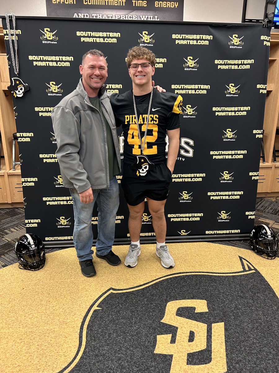 Cutter Burrow (@cutter_burrow) on Twitter photo Had an amazing visit with <a href="/SUPiratesFB/">Southwestern FB</a> the other day learning more about their football program. Very appreciative of all the hospitality from the coaches during my time there! <a href="/CoachBishopSU2/">Coach John Bishop</a> <a href="/CoachMaskSU/">Coach Nick Mask</a> <a href="/CoachJoeAustin/">Coach Joe Austin</a> Had an amazing visit with <a href="/SUPiratesFB/">Southwestern FB</a> the other day learning more about their football program. Very appreciative of all the hospitality from the coaches during my time there! <a href="/CoachBishopSU2/">Coach John Bishop</a> <a href="/CoachMaskSU/">Coach Nick Mask</a> <a href="/CoachJoeAustin/">Coach Joe Austin</a>