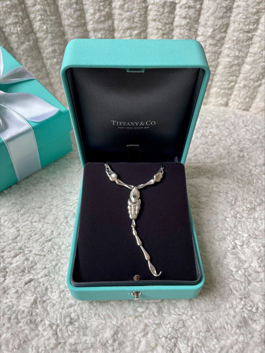 Beautiful Sterling Silver Elsa Peretti Scorpion Pendant Necklace by Tiffany and Co. Message us for more gifts ideas 🎁

#tiffanyandco #ElsaPeretti #scorpionpendant #giftideas #luxurygifts #tiffanyandconecklace #elsaperettinecklace #tiffanyandcojewellery