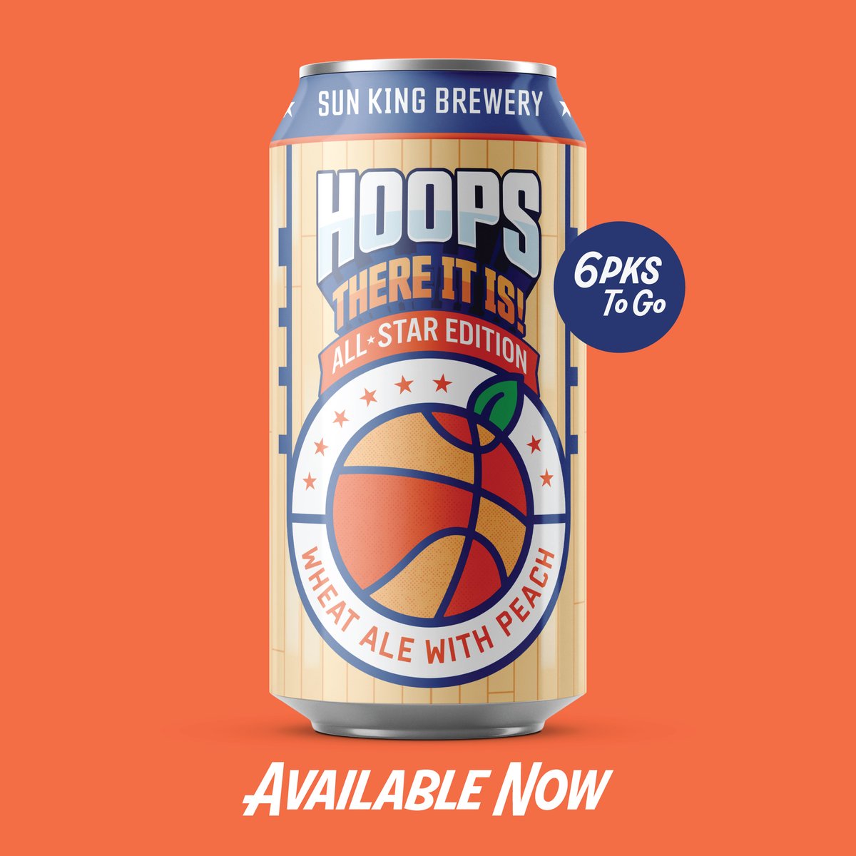 🍻🏀 Get ready for the ultimate slam dunk as Hoops There It Is makes its triumphant return! 🌟 Our fan-favorite brew is back, and it's better than ever. Hoops There It Is is now available on draft and in convenient 6-packs to-go.🍑🍺 #sunkingbrewery #beerrelease #hoopsthereitis
