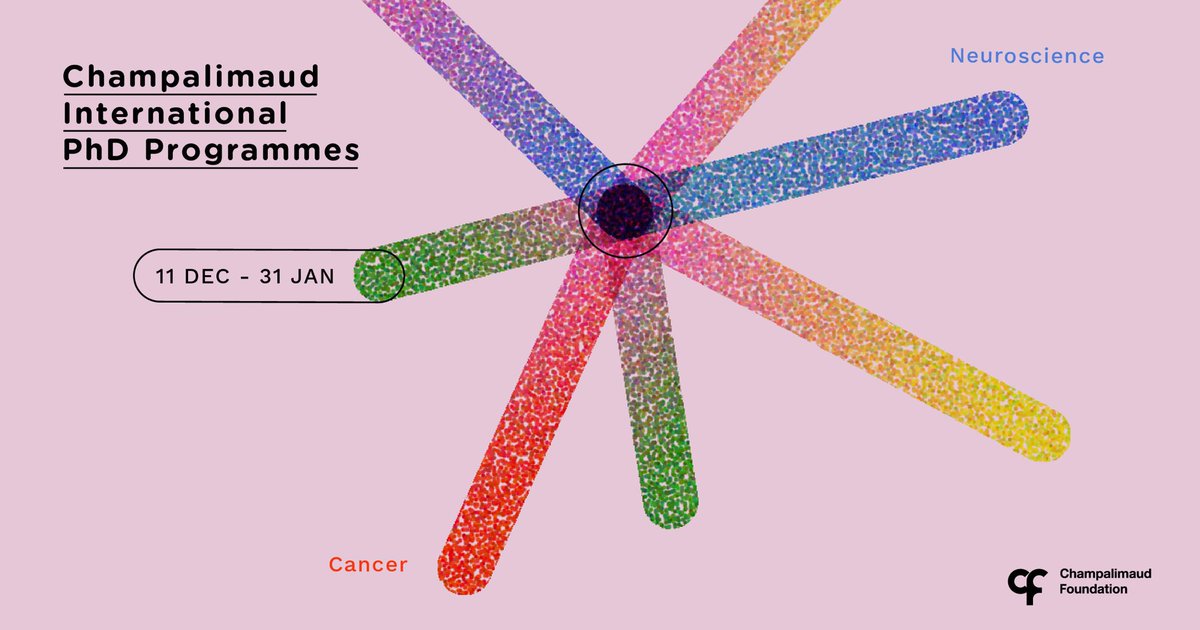 🔥The Champalimaud PhD Program call in #Cancer and #Neuroscience is now OPEN! Apply by Jan 31st.
👉+Info here:

fchampalimaud.org/news/open-call…

We are recruiting enthusiastic students - come research #Cancer #Infection and #Immunity with us in beautiful Lisbon! <a href="/Neuro_CF/">ChampalimaudResearch</a> <a href="/ChampalimaudF/">ChampalimaudF</a>