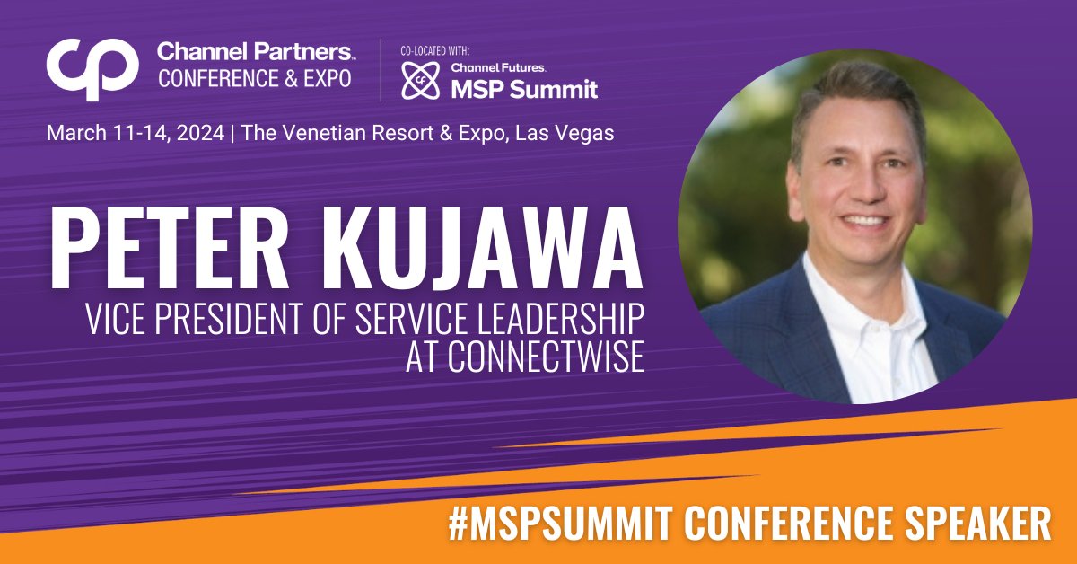 Channel Partners (Now Channel Futures) (@channel_online) on Twitter photo We're thrilled to start featuring our #MSPSummit and #CPExpo 2024 speakers! First up is <a href="/peter_kujawa/">Peter Kujawa</a> of <a href="/S_LIndex/">Service Leadership Inc., a ConnectWise company</a>. He'll be onstage at the MSP Summit on March 11. Learn more about Peter Kujawa and get your pass on our website. >> spr.ly/6019RTcz3 We're thrilled to start featuring our #MSPSummit and #CPExpo 2024 speakers! First up is <a href="/peter_kujawa/">Peter Kujawa</a> of <a href="/S_LIndex/">Service Leadership Inc., a ConnectWise company</a>. He'll be onstage at the MSP Summit on March 11. Learn more about Peter Kujawa and get your pass on our website. >> spr.ly/6019RTcz3