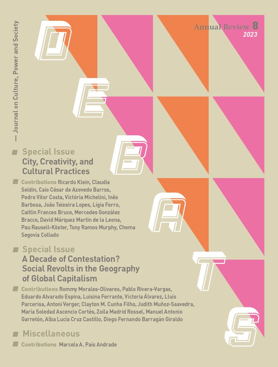 Us compartim el número especial en anglès dels dos monogràfics publicats el 2023 a la revista Debats. Coordinats per <a href="/rkleinca/">Ricardo Klein</a> i <a href="/RmoVirgin/">Rommy Morales-Olivares 💚</a>, respectivament.

revistadebats.net/issue/view/560