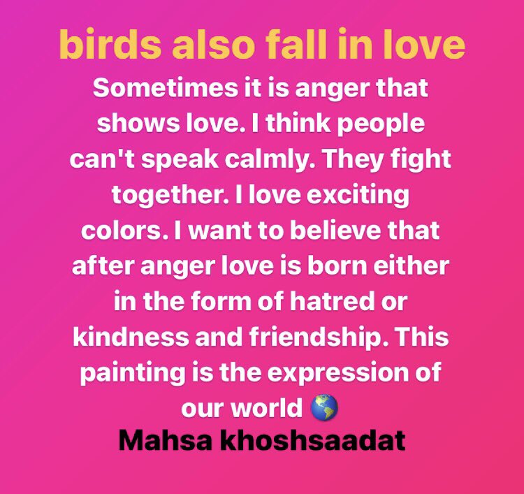 birds also fall in love
0.2 $eth 
❇️ foundation.app/@mahsakhoshsaa…
#TNTNFT #nftart