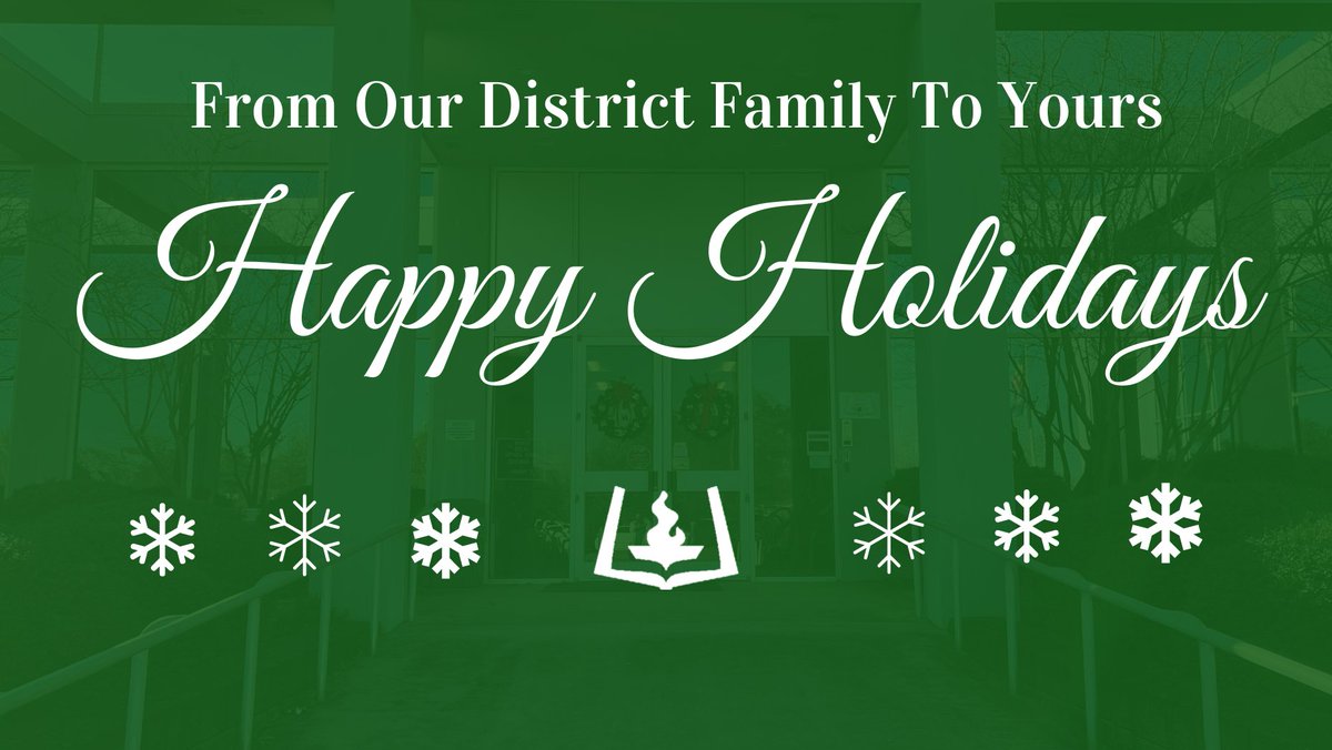 ACPSD schools & offices will be closed for Winter Break beginning Wednesday, December 20. We wish each of you a wonderful holiday season & look forward to welcoming everyone back to school in the new year. Teachers return Jan. 3, & students return Jan. 4.