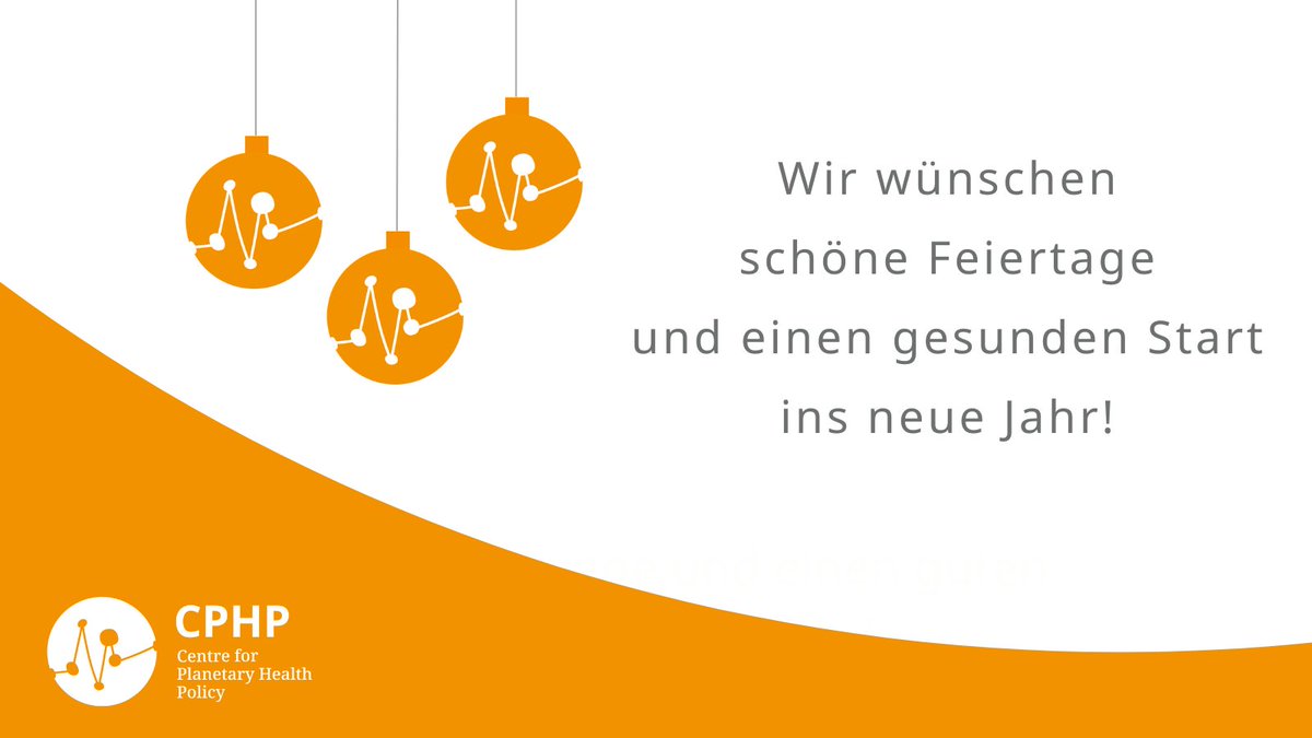 2023 war ein spannendes Jahr mit Euch!  Wir freuen uns sehr darauf, planetare Gesundheit auch 2024  gemeinsam weiter voranzubringen. Hier auf X verabschieden wir uns für 2023 und wünschen allen wunderbare Feiertage &amp; einen guten Start ins  neue Jahr!
#planetaryHealth