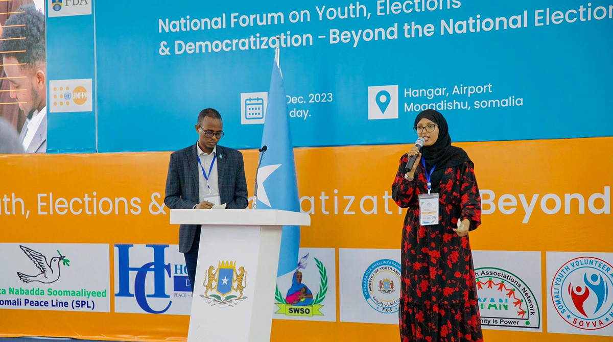 The National Forum on Youth, Elections &amp; Democratization highlighted #Somali Youth's commitment to electoral participation, pushing for a democratic one-person, one-vote system. 

🔆FBA reaffirms it support to young Somali women &amp; men in inclusive politics &amp; governance.
(1/2)⬇️