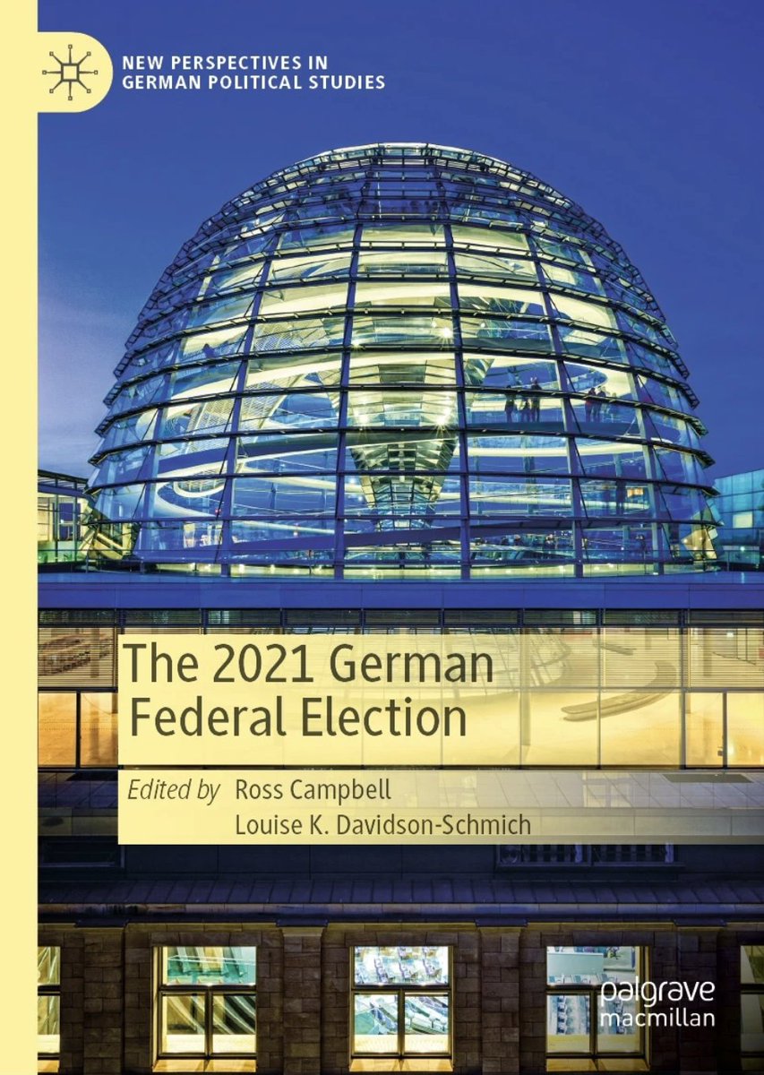 Here it is: A new book on the 2021 German Federal elections. I want to say a big word of thanks to @DavidsonSchmich for being such a fantastic co-editor. It was a pleasure working with you.