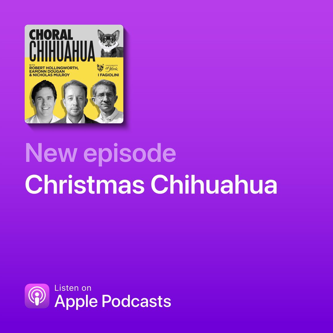 Latest episode of #ChoralChihuahua out now, and it’s their 50th! 🏆 Congrats team, and thank you for including word of our Morning Star recording, with ‘In Winter’s House’ by @JoMarshComposer. 

🎧 Listen: choralchihuahua.com