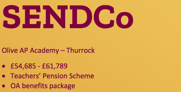 We’re hiring! The ideal candidate for our SENDCo position would be a qualified teacher, ideally with experience of teaching English. For more  information and to apply by our Wednesday 24 January 2024 deadline please visit tinyurl.com/mc2u3d8v #ThurrockJobs #EduJobs
