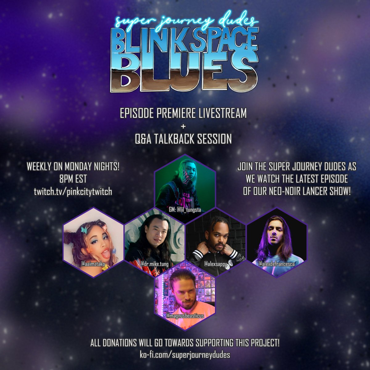 pinkcitytweets's tweet image. We&apos;re back on Twitch tonight with the @SupJourneyDudes @ 8PM EST! Beginning an epic two-parter with @MagnusBeasticus! You definitely don&apos;t want to miss this one!!! 😳