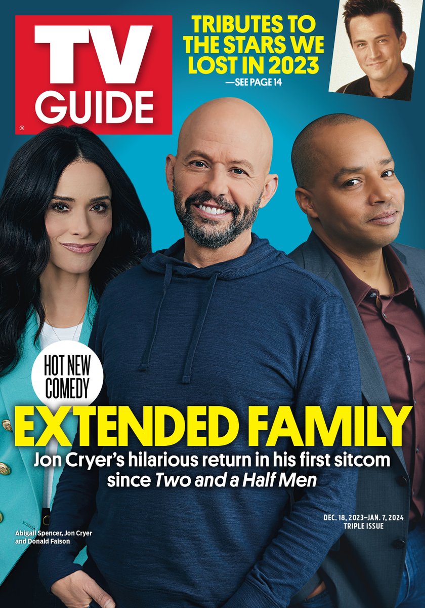 Get the inside scoop on @nbc's #ExtendedFamily in the latest issue of TV Guide Magazine. Plus, we honor the stars we lost in 2023.