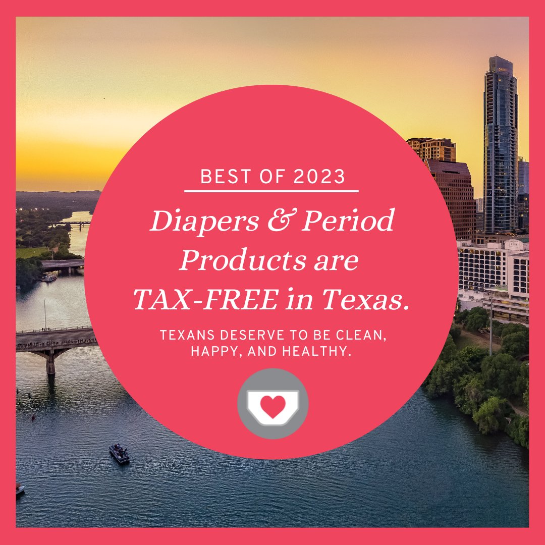 #Bestof2023 was the removal of sales tax on diapers, wipes, & period products in TX! Thanks to @DonnaHowardTX, Texans have found some relief in purchasing the items they need to thrive. We appreciate you, Rep. Howard! @diapernetwork @periodsupplies #txlege