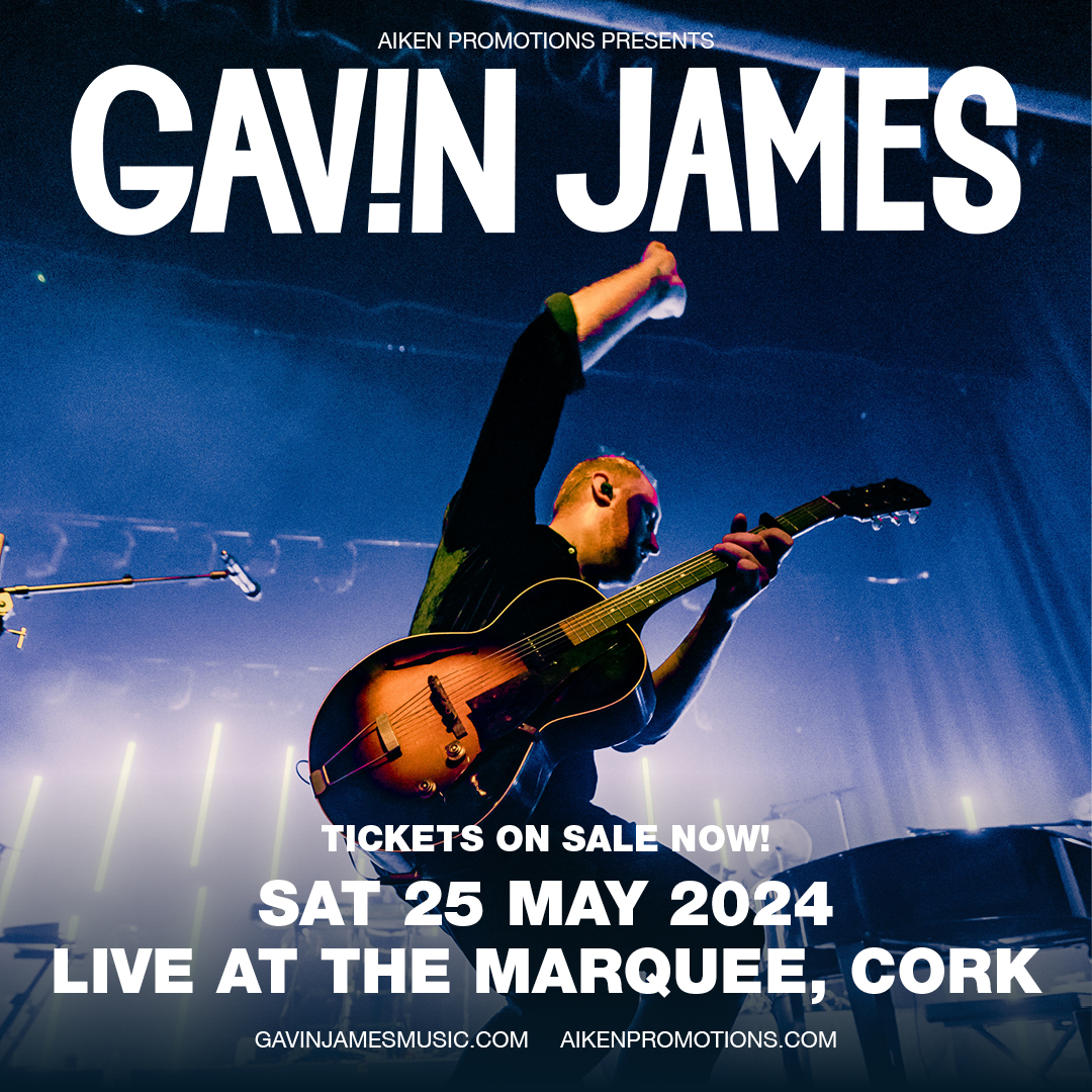 ★ ★ 𝗢𝗡 𝗦𝗔𝗟𝗘 𝗡𝗢𝗪 ★ ★ 🌟Calling all @gavinjames lovers 🎶 Tickets are now on sale for an unforgettable night in The Marquee, Cork with Gavin James 💕 Grab your tickets now 👉 bit.ly/3TtzGk6 💫