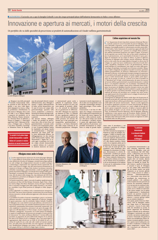 Alfasigma (@alfasigmaspa) on Twitter photo Con il <a href="/sole24ore/">IlSole24ORE</a> è oggi in edicola "Scenari Guida Sanità" all’interno del quale è pubblicato uno speciale dedicato ad Alfasigma e al suo percorso di crescita internazionale.
A pagina 10 l’articolo completo: minisiti.ilsole24ore.com/scenari_18_dic…
#passionealfasigma #farmaceuticaperpassione Con il <a href="/sole24ore/">IlSole24ORE</a> è oggi in edicola "Scenari Guida Sanità" all’interno del quale è pubblicato uno speciale dedicato ad Alfasigma e al suo percorso di crescita internazionale.
A pagina 10 l’articolo completo: minisiti.ilsole24ore.com/scenari_18_dic…
#passionealfasigma #farmaceuticaperpassione