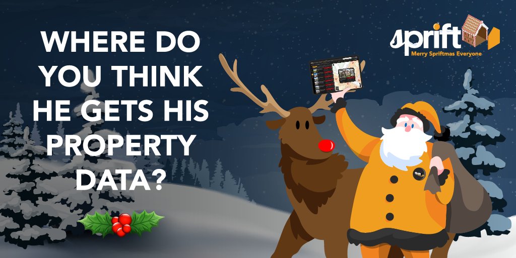 He's been putting his delivery list together... He doesn't need to check it twice... 🎄🎅 #Sprift #Spriftmas #KnowAnyPropertyInstantly