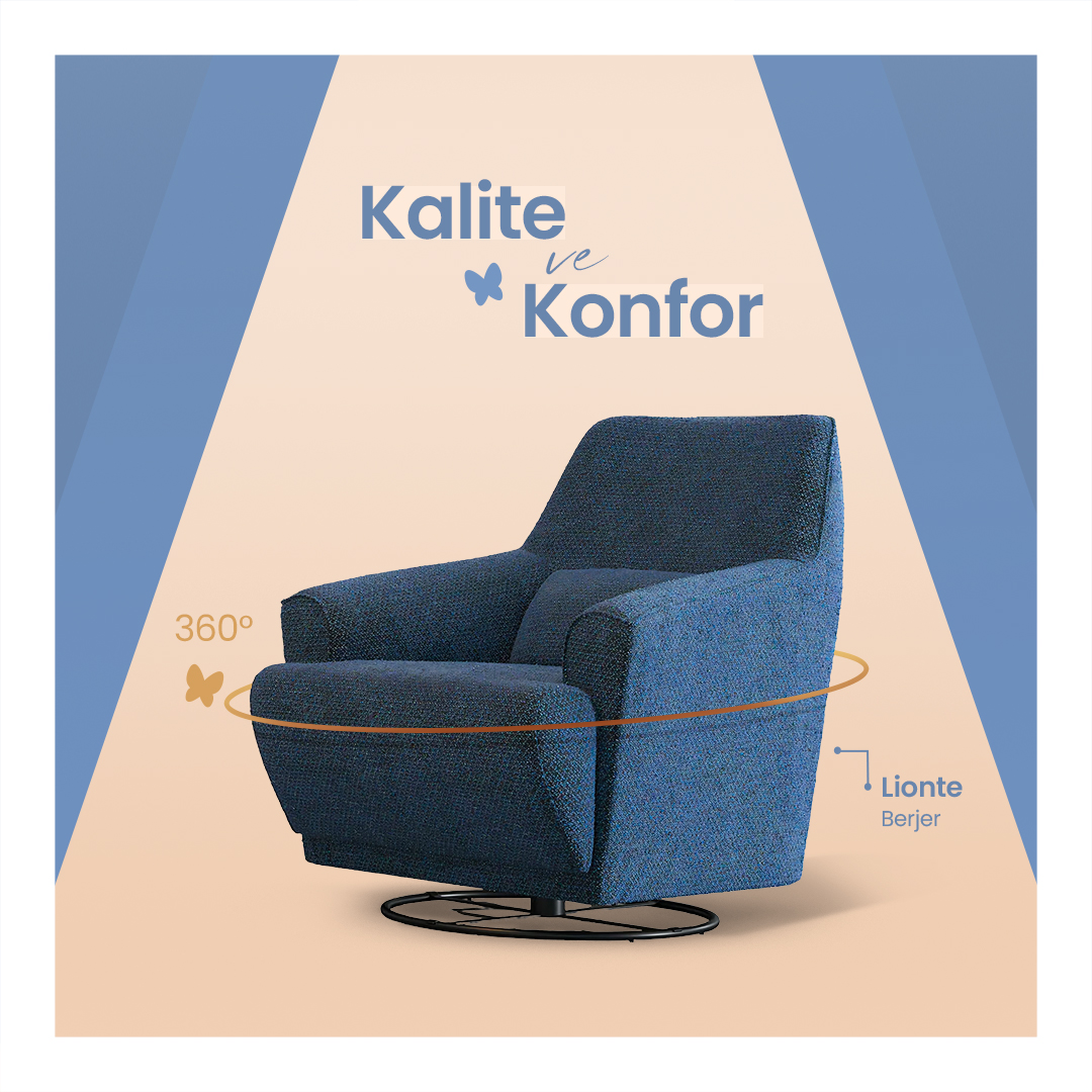 kelebekmobilya's tweet image. Evinizdeki en rahat köşeyi yaratmak için Lionte Berjer'i keşfedin!

Akıllı döner mekanizması sayesinde keyifli ve pratik kullanım sunan bu Lionte Berjer, özel sırt dolgusu ile gün boyu süren rahatlığı garanti ediyor.

#KelebekMobilya #Lionte #Berjer