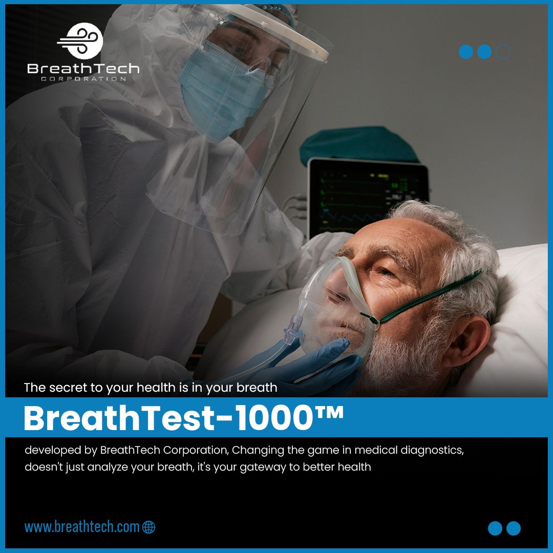 breathtech_corp's tweet image. BreathTest-1000™ by BreathTech Corp is redefining medical diagnostics. This cutting-edge device isn&apos;t just breath analysis; it&apos;s your gateway to a brighter, healthier future.

#BreathTech #breathtesting #healthcare #healthtechnology #healthtech