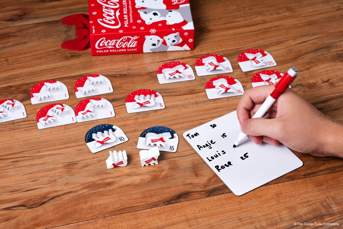 There’s nothing like a refreshing new game for the holidays! Coca-Cola Polar Rollers pairs perfectly with the winter weather and the cozy vibes we all crave around the holidays! ‍🥤: a.co/d/gBqxF2S #CocaCola #CocaColaBear #FunkoGames #HolidayGames #GameNight
