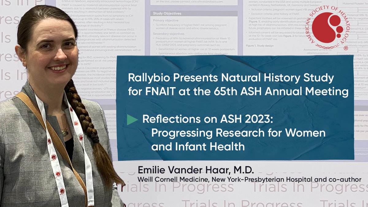 Following @ASH_hematology #ASH23, we're proud of our commitment to driving #WomensHealth and #infanthealth research. Read more about our commitment to this area, and how we are making progress: linkedin.com/pulse/reflecti… #rarediseases #FNAIT