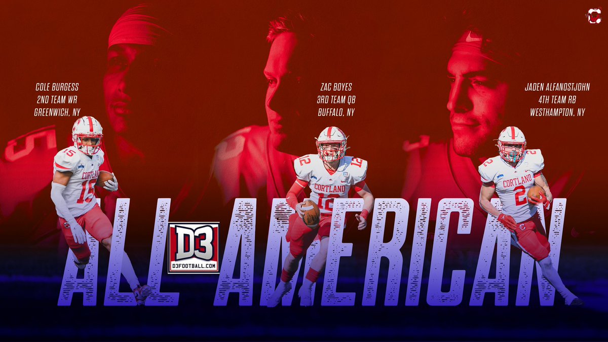 Three players named as 2023 <a href="/d3football/">D3football.com</a> All-Americans

- WR Cole Burgess, Second Team
- QB Zac Boyes, Third Team
- RB Jaden Alfanostjohn, Fourth Team