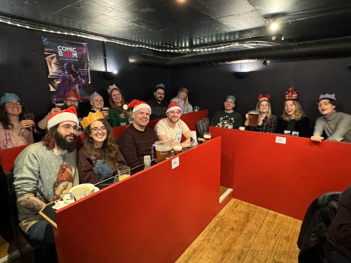 A couple of snaps from our Christmas party last week! 

We began the evening with mulled wine at the studio, then headed down to <a href="/KomediaBrighton/">Komedia Brighton</a>  for a tasty 3 course meal and a hilarious night of stand up comedy 🎄

Safe to say the team are feeling fabulously festive🎅🏻