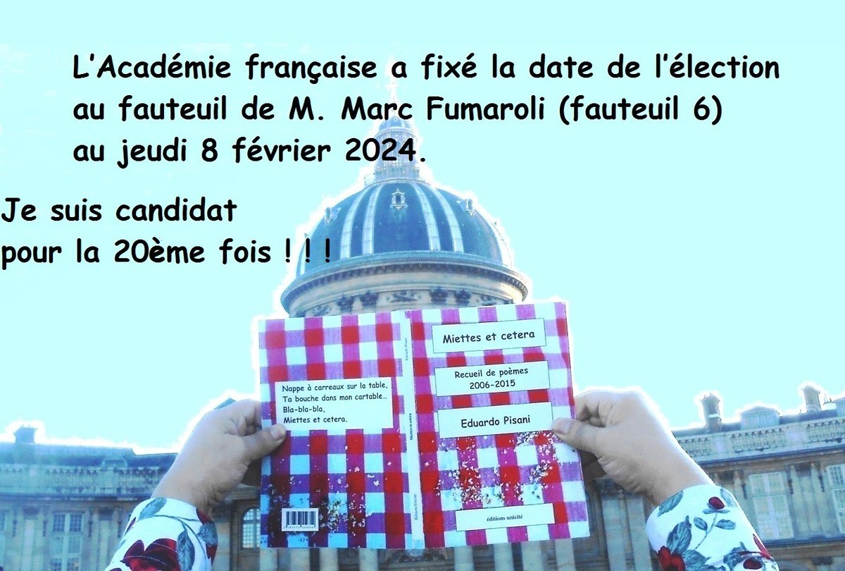 Edouardocestmoi's tweet photo. #eduardopisani #miettesetcetera #edouardo #jetaimelelundi #marcfumaroli #académiefrançaise https://t.co/TtY2gsc8HG