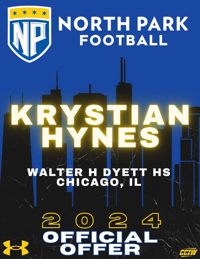 I am extremely grateful to receive an offer from North Park University <a href="/coachdevon_reed/">Marques Reed</a> <a href="/CoachH_PR/">Coach H</a> <a href="/CoachD_Will/">Darien Williams</a> <a href="/NPUFootball/">North Park Football</a> <a href="/Coach_Bob_Nics/">Robert Nichols</a>