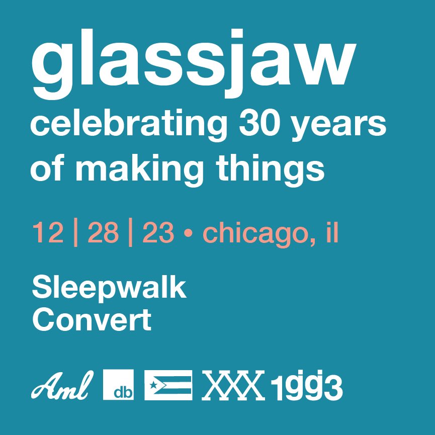 glad to announce that sleepwalk and convert will be joining us for this event. feel free to participate. linktr.ee/glassjaw