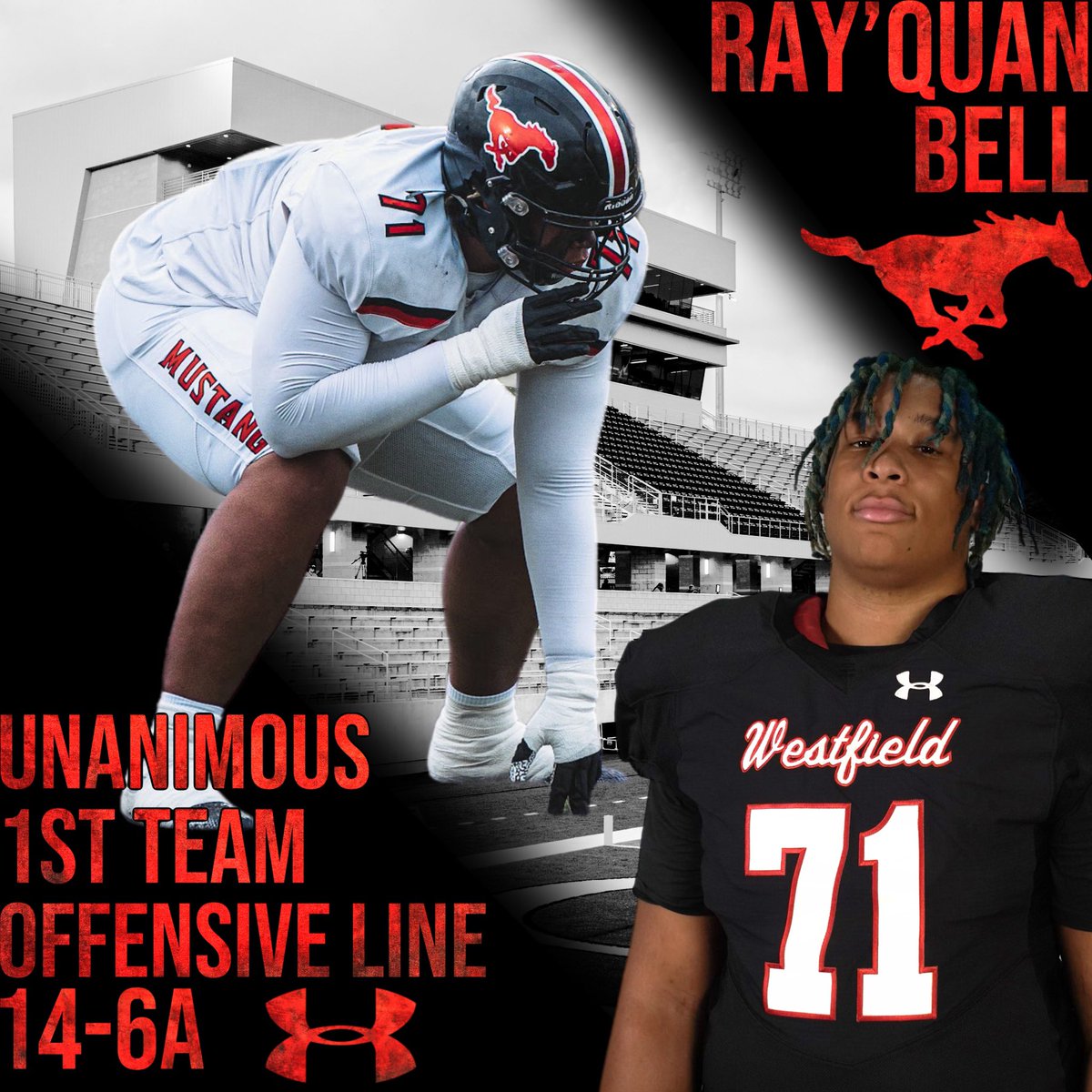 Westfield Mustang Football (@fb_westfield) on Twitter photo 1st Team All-District Offensive Line
Unanimous
🚨<a href="/RayquanBell/">ItsantonioSisca</a> 🚨
#TheOnlyWayIsThrough
<a href="/whsmustangs/">Westfield Mustangs</a> <a href="/SpringISD/">Spring ISD</a> <a href="/Meeks38/">Matt Meekins</a> <a href="/DerrellOliver/">Coach Derrell Oliver</a> @gowestfieldfb <a href="/UAFootball/">Under Armour FTBL</a> <a href="/MarcG14Line/">Marcus Gutierrez</a> <a href="/ihss_houston/">Houston Inside High School Sports</a> <a href="/joeagleason/">Joe Gleason</a> <a href="/HoustonChronHS/">Houston Chronicle High School Sports</a> <a href="/vypehouston/">VYPE Houston</a> <a href="/dctf/">Dave Campbell's — TexasFootball.com</a>
📸<a href="/davescaptures/">Dave’s Captures</a> <a href="/AFGP_Sports/">Adam Sandoval</a> 1st Team All-District Offensive Line
Unanimous
🚨<a href="/RayquanBell/">ItsantonioSisca</a> 🚨
#TheOnlyWayIsThrough
<a href="/whsmustangs/">Westfield Mustangs</a> <a href="/SpringISD/">Spring ISD</a> <a href="/Meeks38/">Matt Meekins</a> <a href="/DerrellOliver/">Coach Derrell Oliver</a> @gowestfieldfb <a href="/UAFootball/">Under Armour FTBL</a> <a href="/MarcG14Line/">Marcus Gutierrez</a> <a href="/ihss_houston/">Houston Inside High School Sports</a> <a href="/joeagleason/">Joe Gleason</a> <a href="/HoustonChronHS/">Houston Chronicle High School Sports</a> <a href="/vypehouston/">VYPE Houston</a> <a href="/dctf/">Dave Campbell's — TexasFootball.com</a>
📸<a href="/davescaptures/">Dave’s Captures</a> <a href="/AFGP_Sports/">Adam Sandoval</a>