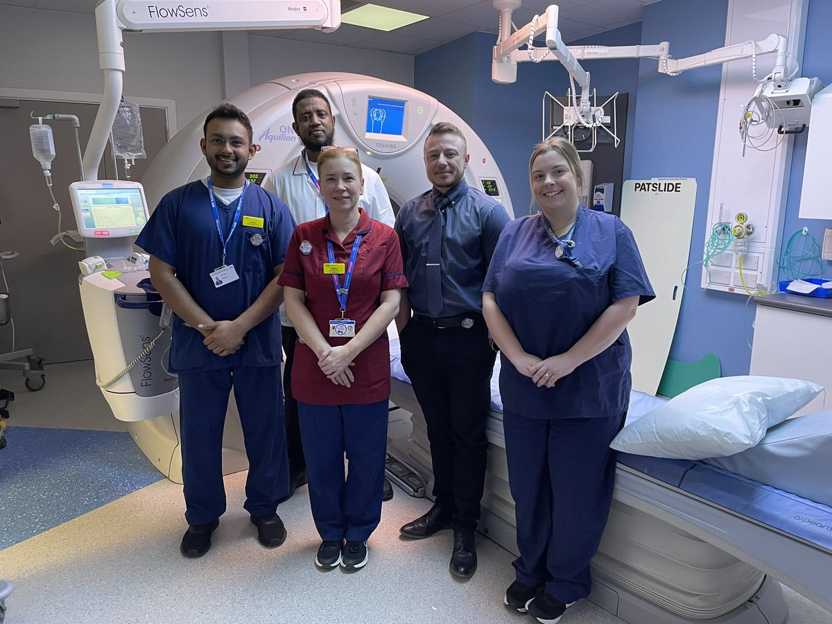 Great afternoon spent in @BucksHealthcare radiology department. Thank you @jamiesewell & Clare for hosting. Terrific to meet our Pre- Reg Masters Student, International Recruitment Radiographer and our Radiology X-ray Assistant. Science & technology at its best.