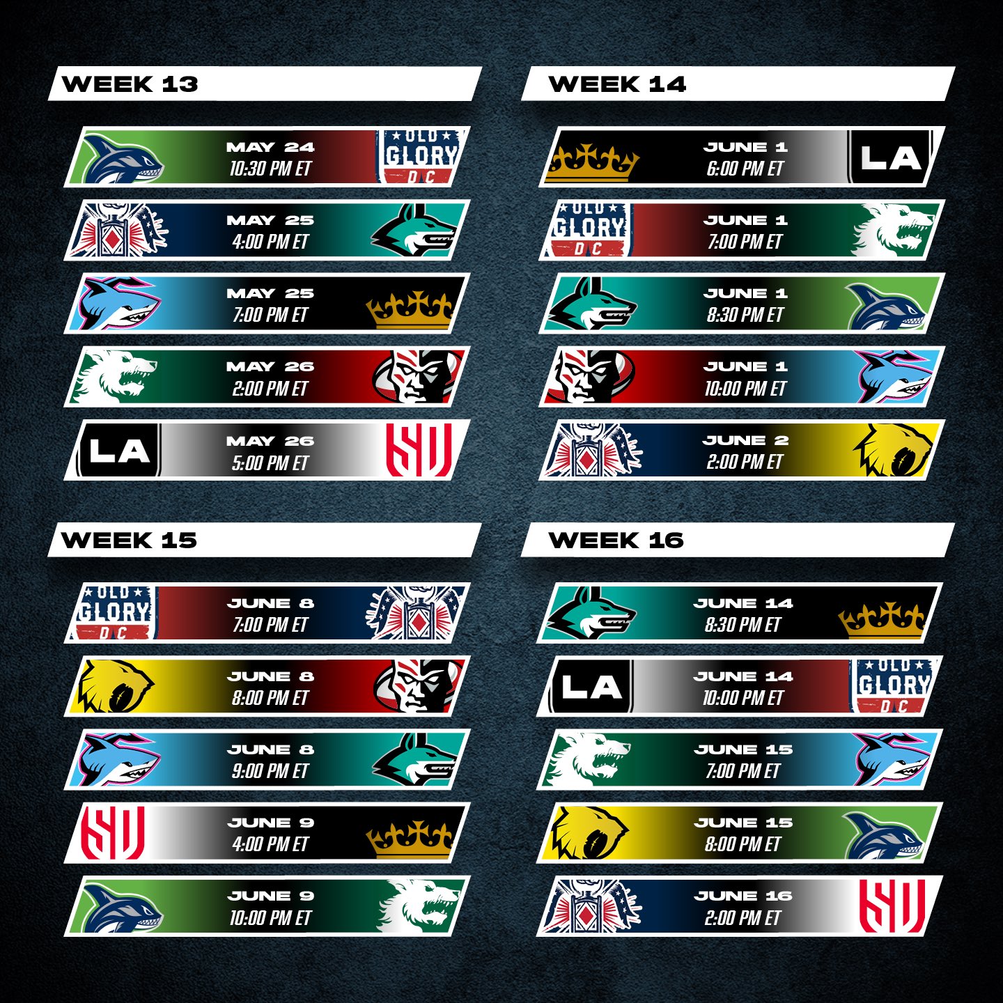Mlr Schedule 2025