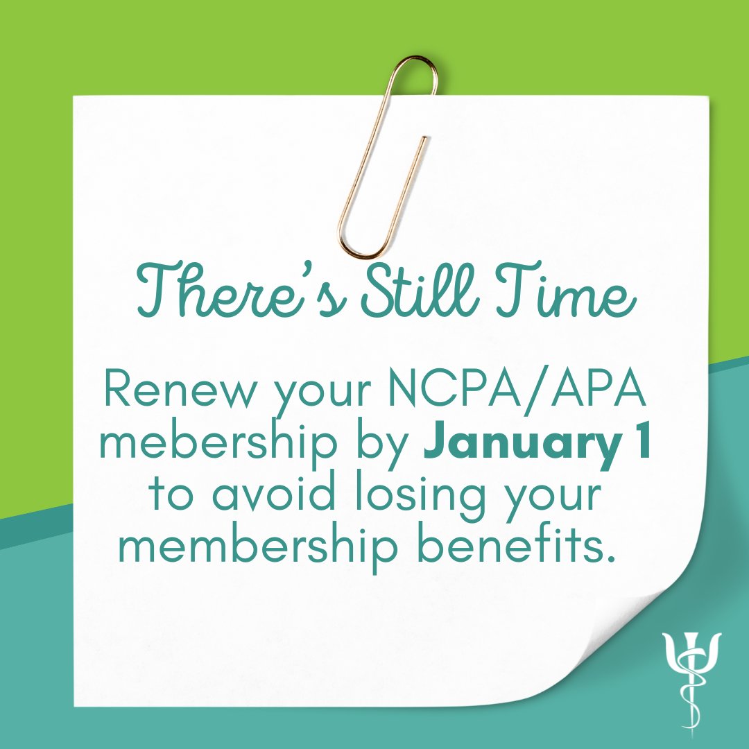 Renew by January 1 to avoid losing membership benefits.
#psychiatry #membership
bit.ly/3uSMq9G