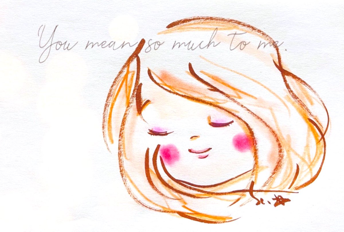 「You mean so much to me.」|ちぃ☆のイラスト