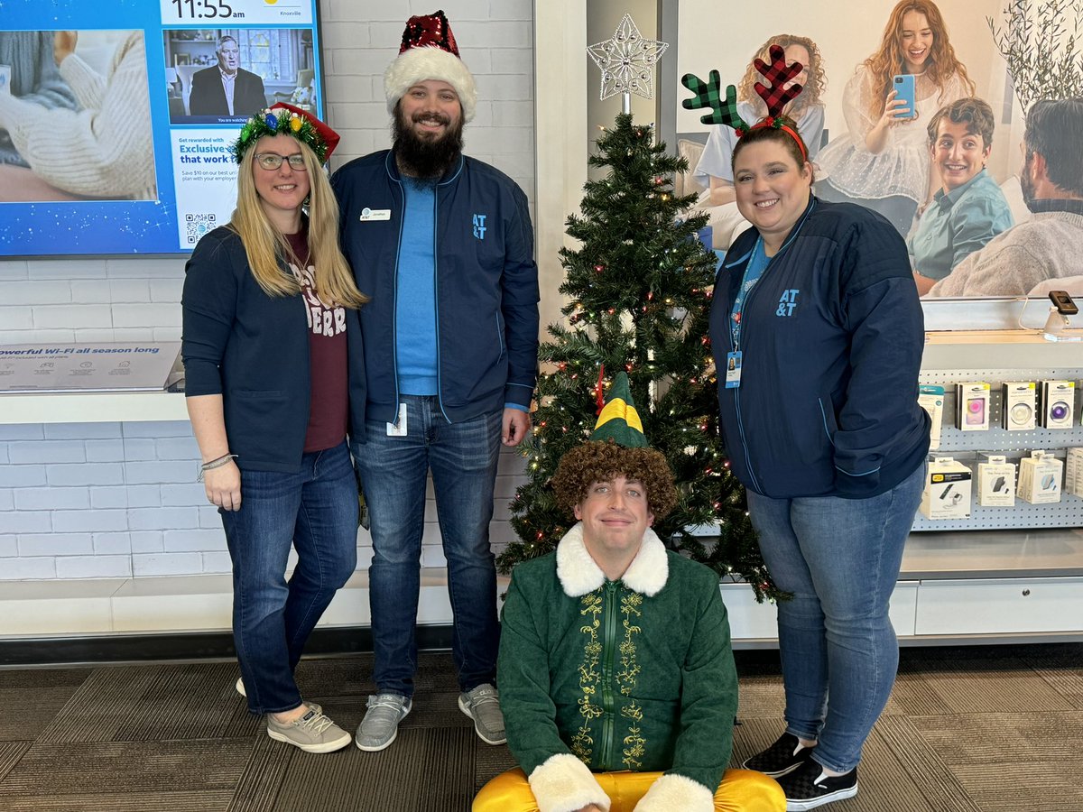 The best way to spread Holiday Cheer, is singing loud for all to hear! Buddy the Elf had a great time visiting our Knoxville area stores last week spreading some Holiday Joy! #lifeatatt