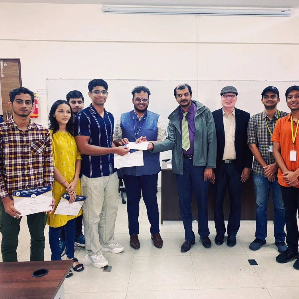 AWebwiz43143's tweet image. Participated in my first ever Hackathon.
And Boom 💥 we got the Second 🥈 prize. 

Organised by - Dep Of CSE,DSCE
Team- Glitch please
Project - Golden Goodwill

( It was held on 14&amp;amp;15 Dec) 
#codinglife 
#webdevelopment
#Coding