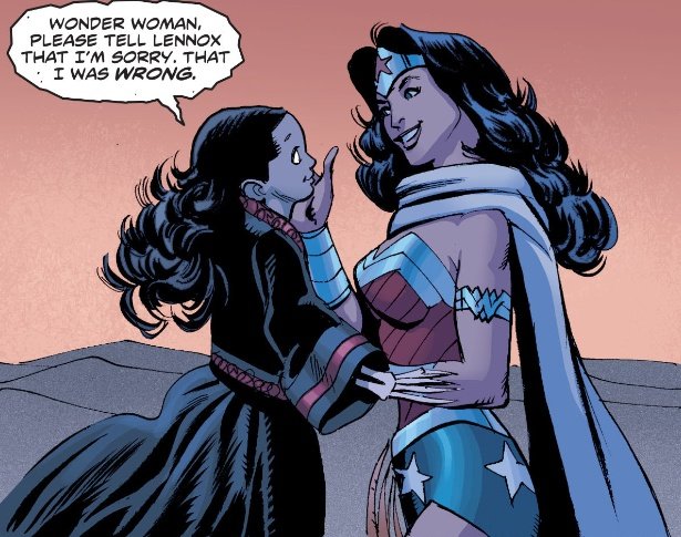 godsandmortaIs's tweet image. i completely forgot n52 wonder woman having a palestinian half-sister