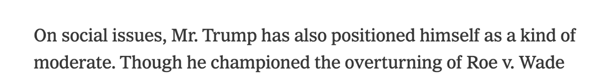 NYT op-ed on Trump as 'pragmatist,' resists calling people names, & is just a businessman is one of most intellectually dishonest things I've seen in ages. I don't believe the author believes it. @kathrynajoyce & wrote about him here for @inthesetimesmag: inthesetimes.com/article/former…