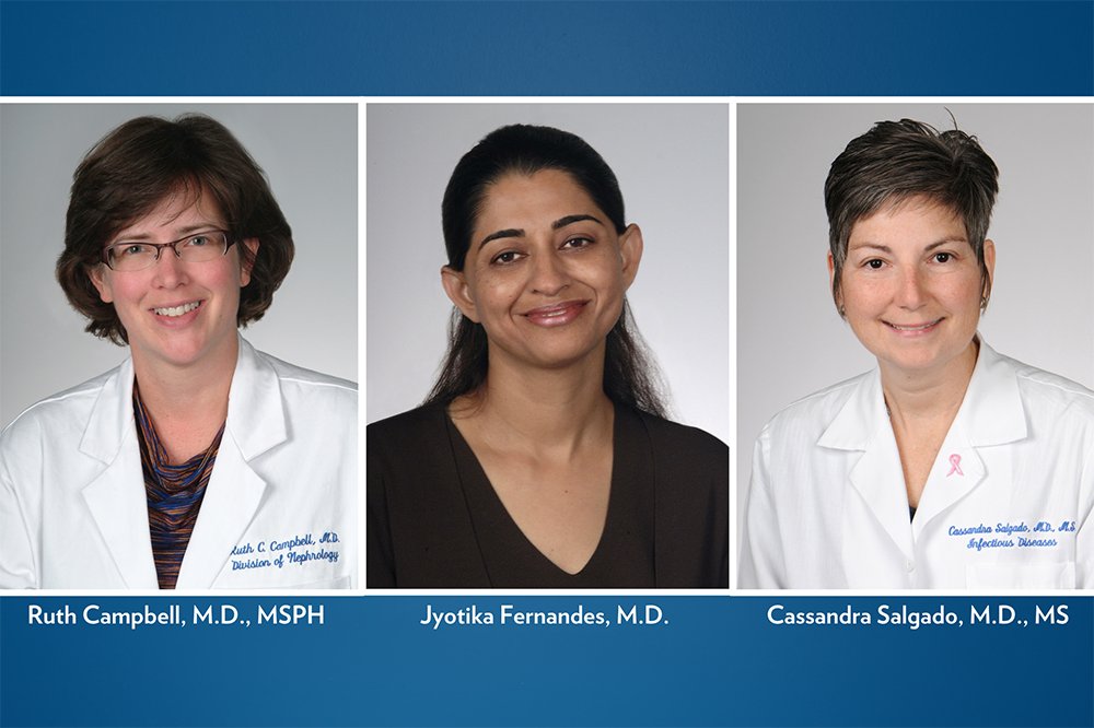 Congratulations to Department of Medicine distinguished faculty members Drs. Ruth Campbell, Jyotika Fernandes, and Cassandra Salgado on being honored with endowed chair appointments. Read more: medicine.musc.edu/departments/do… @MUSC_COM @MedUnivSC @MUSChealth