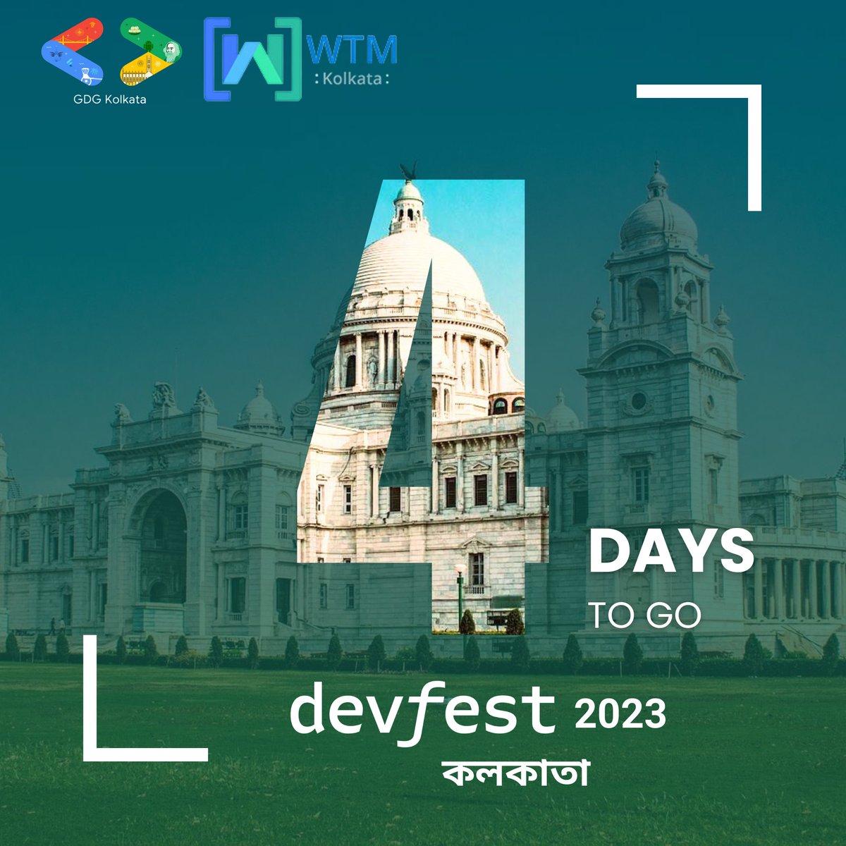 gdgkolkata's tweet photo. ⌛The wait is almost over! 4 days to go for #DevFestKol to unfold with a burst of tech extravaganza. Get ready for a whirlwind of innovation, knowledge, and community spirit, and an unforgettable experience! 🌟🚀 https://t.co/TQKYd5jAja