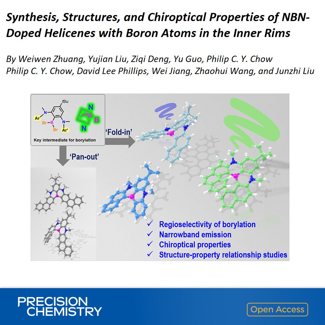 J Org Chem/Org Lett (@joc_ol) on Twitter photo Synthesis, Structures, and Chiroptical Properties of NBN-Doped #Helicenes with Boron Atoms in the Inner Rims
By Zhaohui Wang, Junzhi Liu et al <a href="/Tsinghua_Uni/">Tsinghua University</a> <a href="/JunzhiLiu2/">Junzhi Liu</a> <a href="/HKUniversity/">The University of Hong Kong</a>
🔓 Open access in Precision Chemistry 👉 go.acs.org/7ni Synthesis, Structures, and Chiroptical Properties of NBN-Doped #Helicenes with Boron Atoms in the Inner Rims
By Zhaohui Wang, Junzhi Liu et al <a href="/Tsinghua_Uni/">Tsinghua University</a> <a href="/JunzhiLiu2/">Junzhi Liu</a> <a href="/HKUniversity/">The University of Hong Kong</a>
🔓 Open access in Precision Chemistry 👉 go.acs.org/7ni