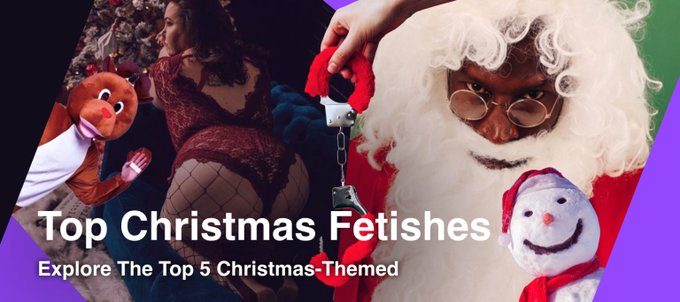 Top Christmas Fetishes The holiday season is upon us, and no one knows how to get into the holiday spirit