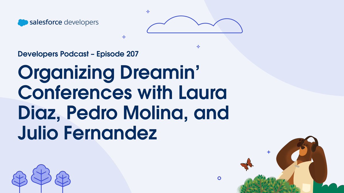 New on the podcast: Hear from Julio, Laura, and Pedro what it's like behind the scenes to organize events like @dreamOle__c, Spain's premier @salesforce community conference. Listen: 🎧 sforce.co/3vbAXlK